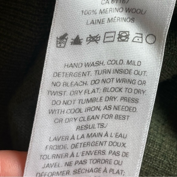 Pendleton 100% Merino Wool Oversized Tunic Sweater – Green, Size M - Picture 10 of 10